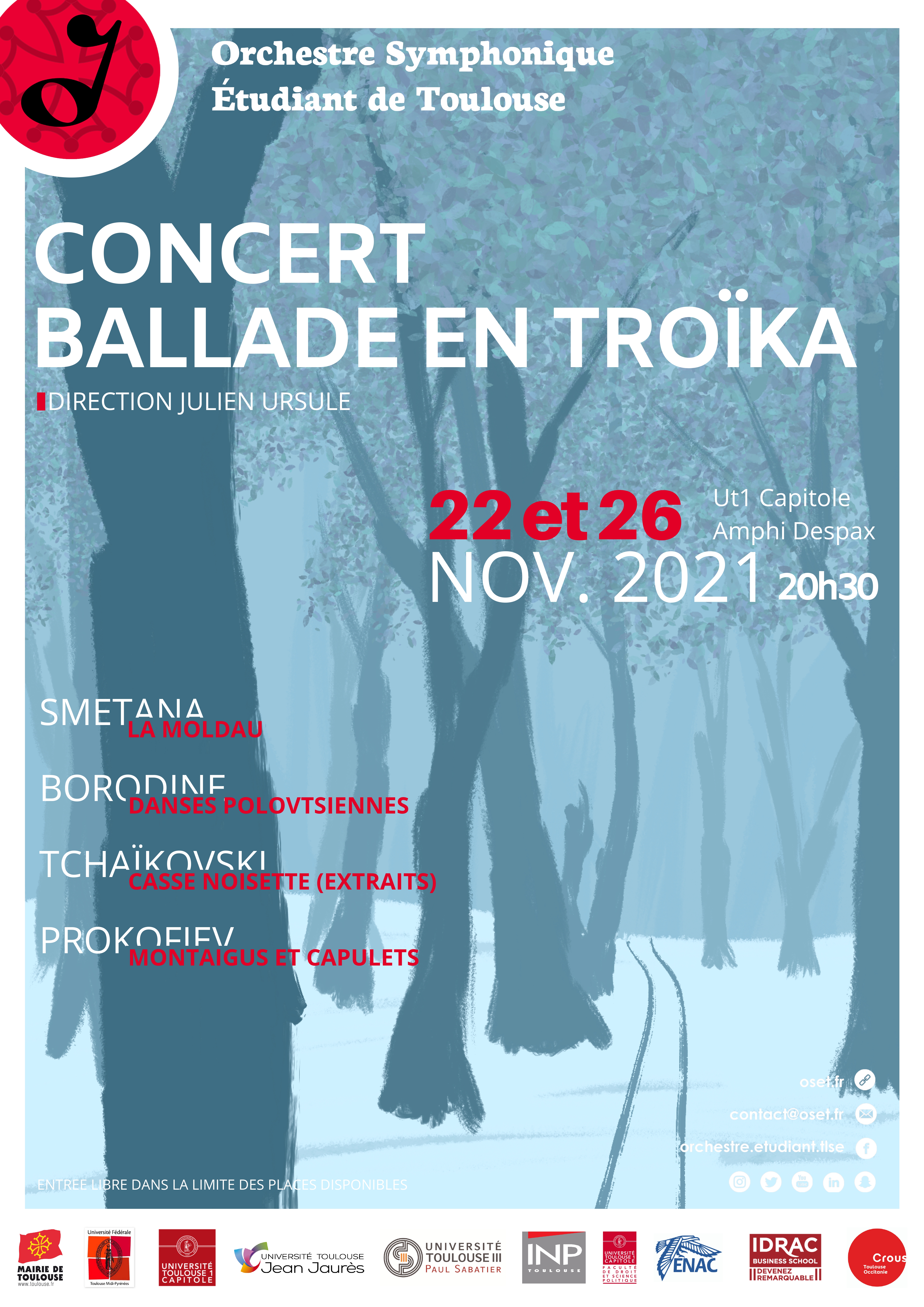 Affiche Balade en Troïka